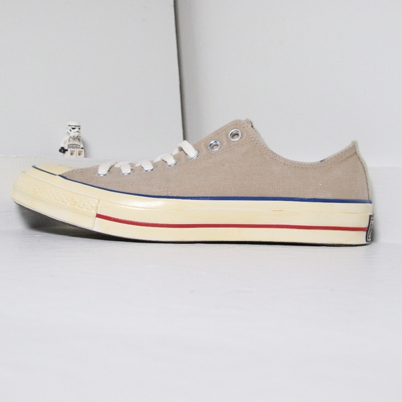 Converse Tan Cream Chuck 70s All Star Low Tops - Picture 3 of 7